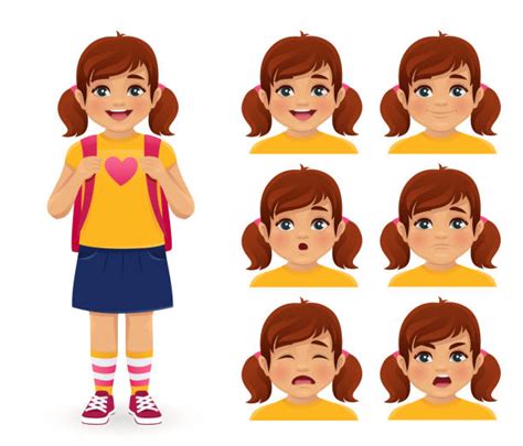 Girl Sad Face Clipart