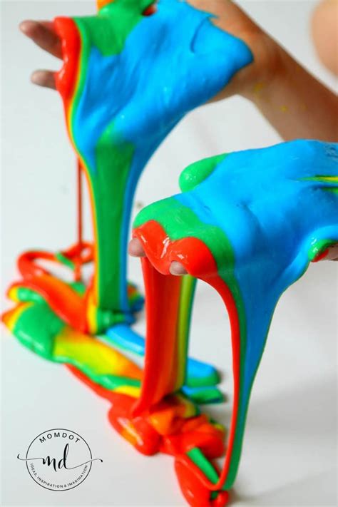 Rainbow Slime: How to make Homemade Slime