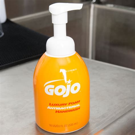 GOJO® 5762-04 Luxury 535 mL Orange Blossom Foaming Antibacterial Hand Soap with Pump