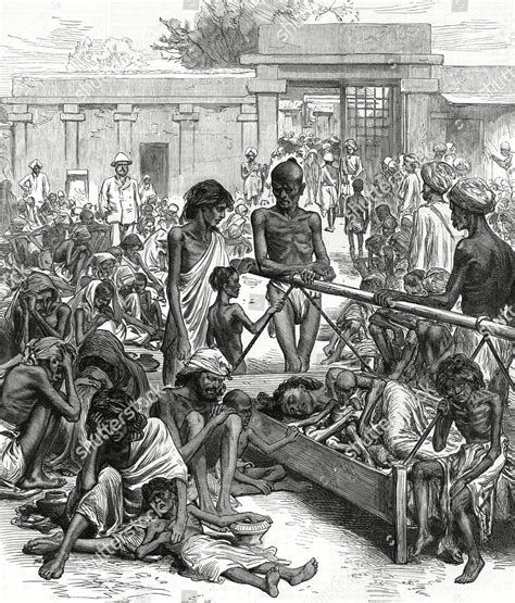 Great Famine 1876 1878 India Natives Editorial Stock Photo - Stock ...