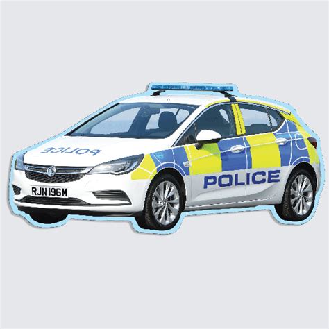 Police Car Cut-Out