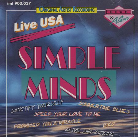 Simple Minds - Live USA (CD) | Discogs