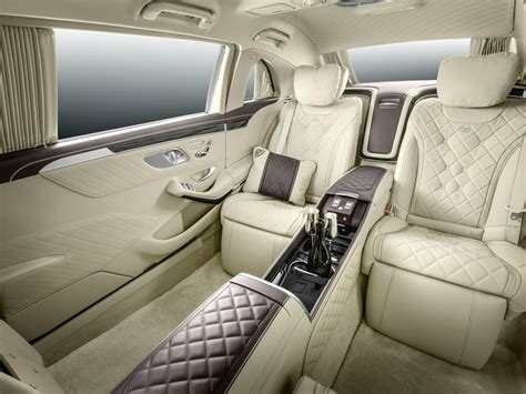 Download Interior Car Vehicle Mercedes-Maybach S600 Pullman 4k Ultra HD ...