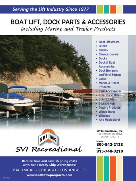 Fillable Online Boat Dock AccessoriesBoatLiftandDock.com - Boat LiftsBoat DocksLift MotorsRepair ...