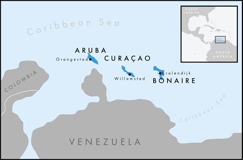 Map Of Curacao And Aruba - Map Of Hilton Head Island