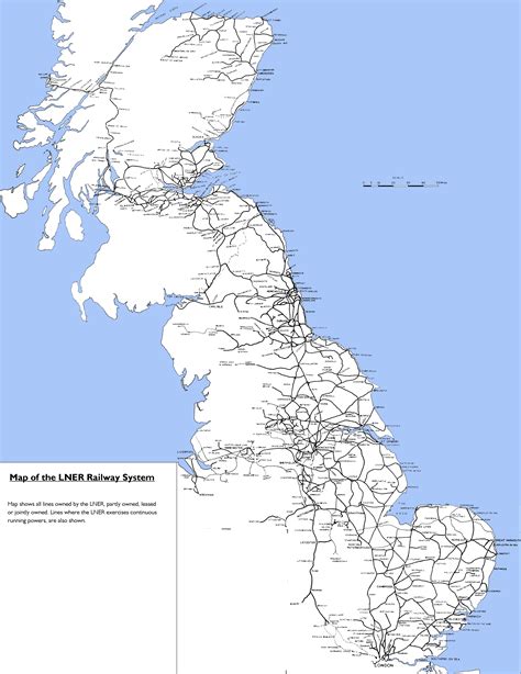 Map of the London and North Eastern Railway network (1923-1948) [3263 x 4233] : r/MapPorn