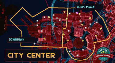 Cyberpunk 2077: City Center, NCPD Scanner Hustles - map, walkthrough ...