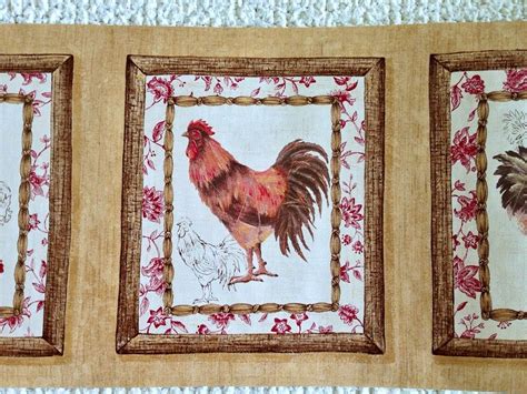 Free download French Country Rooster Kitchen Dining Room Wallpaper ...