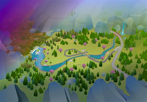 The Sims 4 Realm of Magic: Glimmerbrook World Map & World Icon | SimsVIP