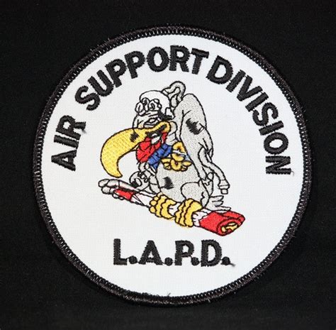 LAPD Air Support - Color Buzzard Patch - LAPD Air Support Division