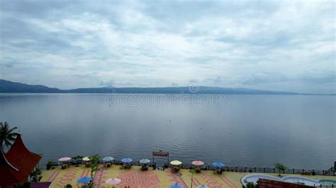 Aerial View of Danau Singkarak. Singkarak Lake is One of the Beautiful Lake Located in West ...