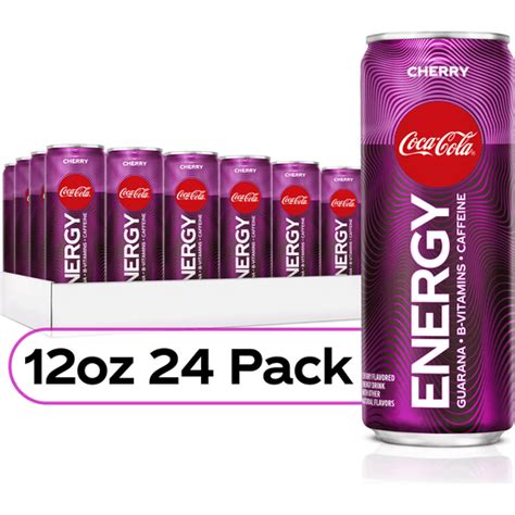 Cherry Coke Energy, Cherry Coca Cola Energy Drinks With Vitamin B6 ...