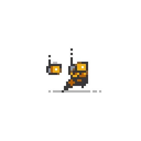 Robots Running Pixel Art Design Pixel Art Characters - vrogue.co