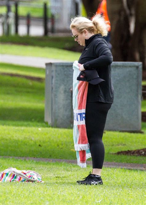 Rebel Wilson - Workout in a Sydney park -12 | GotCeleb