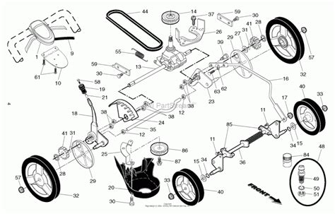 Husqvarna Self Propelled Lawn Mower Parts Diagram | Reviewmotors.co