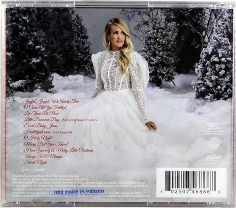 Carrie Underwood My Gift NEW CD First-Ever Christmas Album Lyrics ...