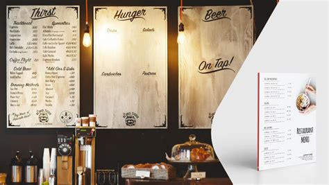 Free downloadable restaurant menu templates - Lightspeed