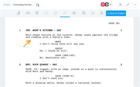 Movie Script Format Pdf