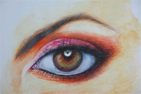 How to Draw A Realistic Eye with Watercolor Pencil | Realistic eye drawing, Watercolor pencils ...