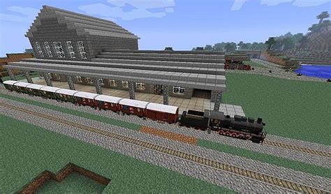 Railroad System with Traincraft Minecraft Map