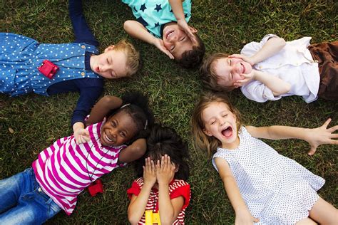 Download premium image of Cheerful diverse group of little children ...