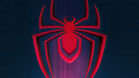 2560x1440 Spider Man Miles Morales Logo 1440P Resolution ,HD 4k Wallpapers,Images,Backgrounds ...