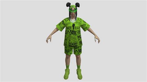 Green Roots Billie - Fortnite Skin - Download Free 3D model by GatoBugadoBR [e06c96c] - Sketchfab