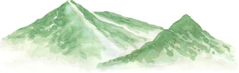 watercolor mountain landscape 14390763 PNG