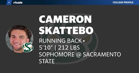 Cameron Skattebo, SOPHOMORE Running Back, Sacramento State