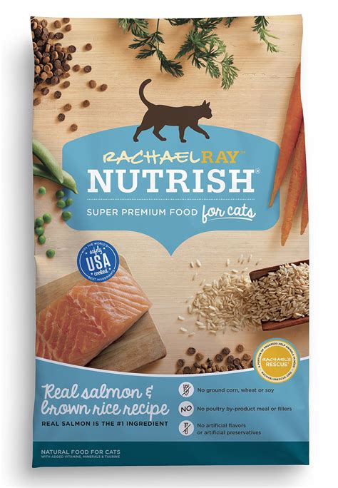 Rachael Ray Nutrish Natural Dry Cat Food, Salmon Brown Rice Recipe, 14 lbs | eBay