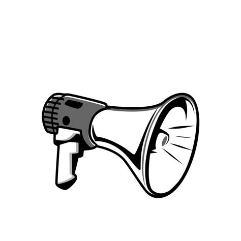 megaphone vector illustration in cartoon | Vector illustration, Logo ...