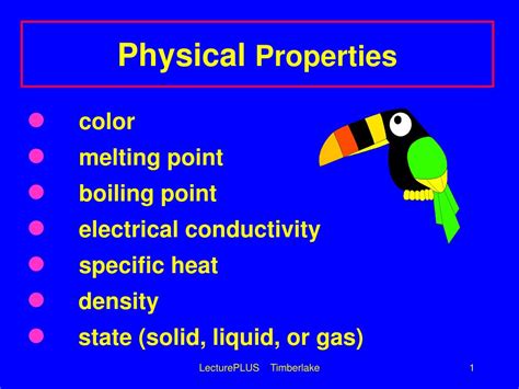 PPT - Physical Properties PowerPoint Presentation, free download - ID:546571