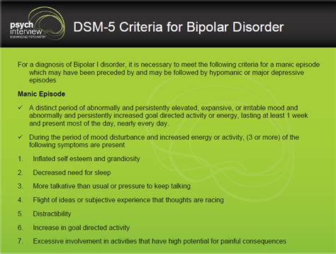 How to Diagnose Mania? - Bipolar Disorder Clinical Interview