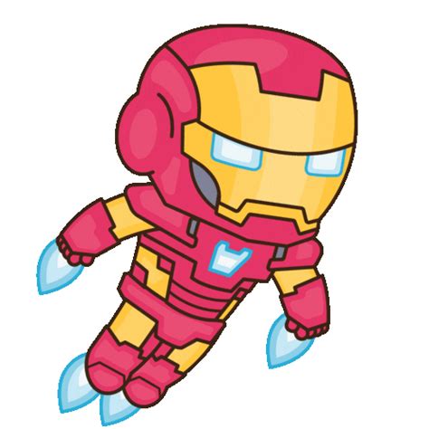 Flying Iron Man Animated Gif