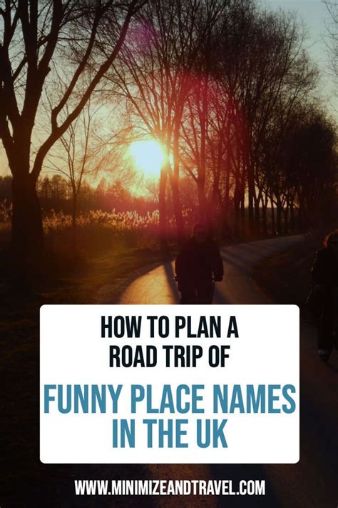 Find The Funniest Place Names In The UK in 2020 | Funny place names, Road trip planning, Place names