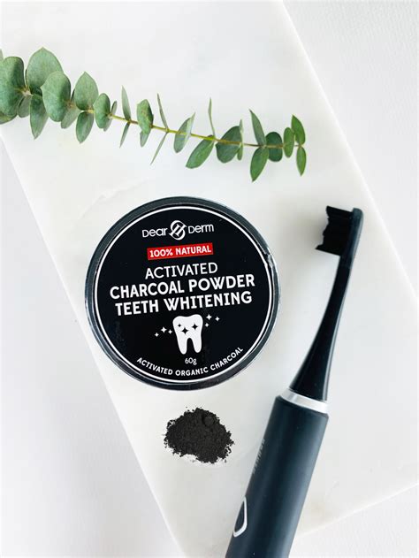 Dear Derm Activated Charcoal Powder Teeth Whitening - BEAUTY D - Beauty ...