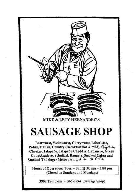 The Sausage Shop | El Paso TX