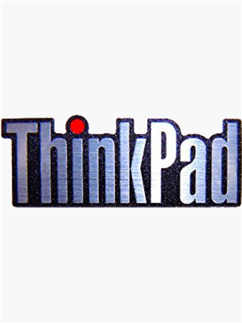 "Thinkpad Logo Realistic" Sticker for Sale by Nostalgio | Redbubble