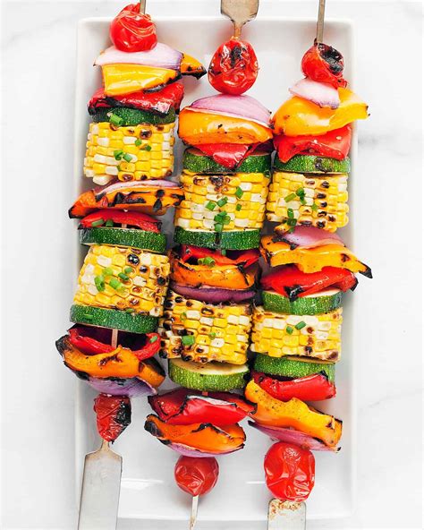 Balsamic Veggie Skewers with Corn, Peppers & Zucchini | Last Ingredient