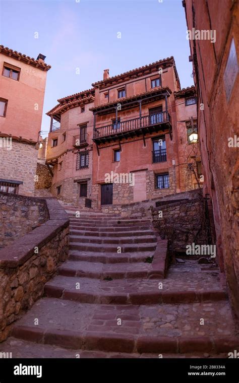 Albarracin, a walled medieval village in Teruel, Spain Stock Photo - Alamy