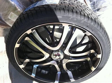 Buy 22" BLACK RIMS WHEELS INCUBUS 265-35-22 TIRES CHARGER in Addison, Illinois, US, for US $1,129.00