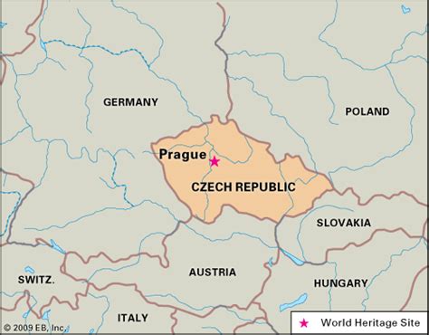 Prague Czech Republic Map - San Antonio Map