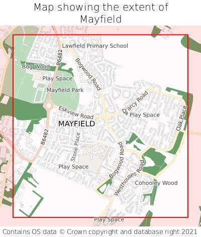 Where is Mayfield? Mayfield on a map