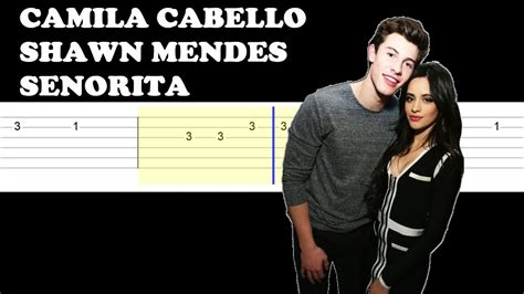 Shawn Mendes, Camila Cabello - Senorita (Easy Guitar Tabs Tutorial ...