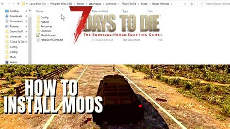 7 Days to Die: How To Install Mods - YouTube