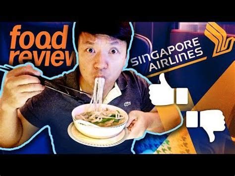 Singapore Airlines BUSINESS CLASS Food Review! San Francisco to ...