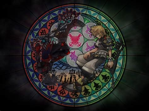 Kingdom Hearts Stained Glass Wallpaper | Kingdom hearts wallpaper, Vanitas kingdom hearts ...