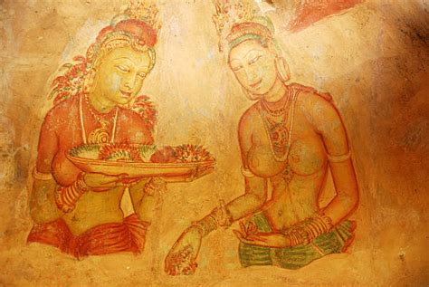 210+ Paintings At Sigiriya Rock In Sigiriya Sri Lanka Stock Photos, Pictures & Royalty-Free ...