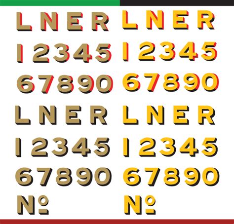 Vector LNER Old Style Typeface Free Vector Download | FreeImages