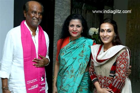 Rajinikanth about Aishwarya being selected by UN Women Organisation ...